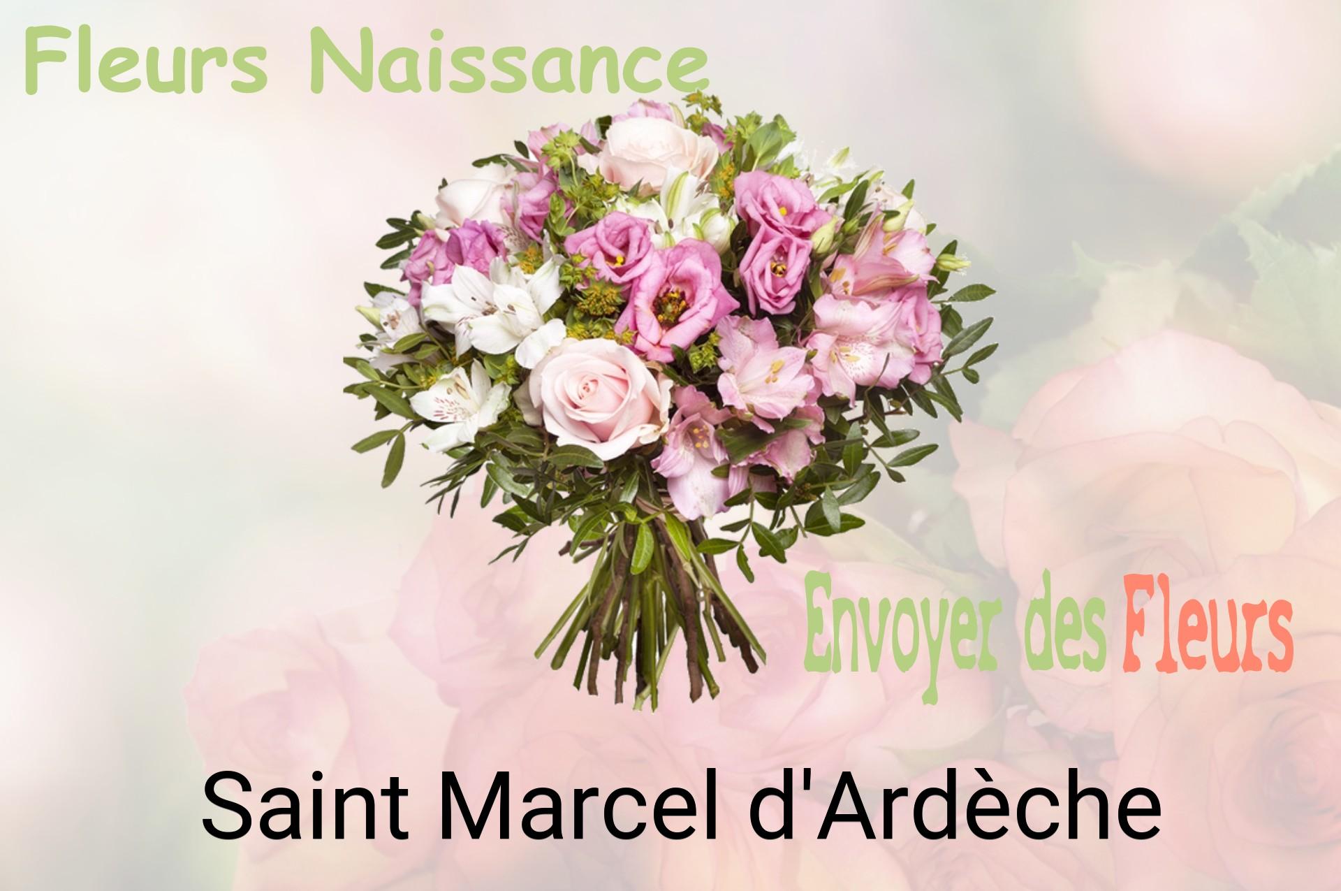 Bouquet de fleurs de naissance livré à Saint-Marcel-d'Ardèche